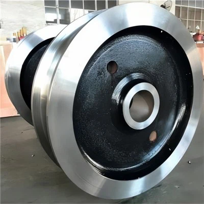 Bánh xe cần cẩu đường ray thép rèn có độ tin cậy cao